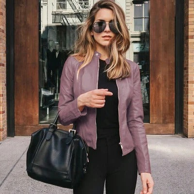 Lauren | Women’s Sleek Zip-Front Fitted Jacket