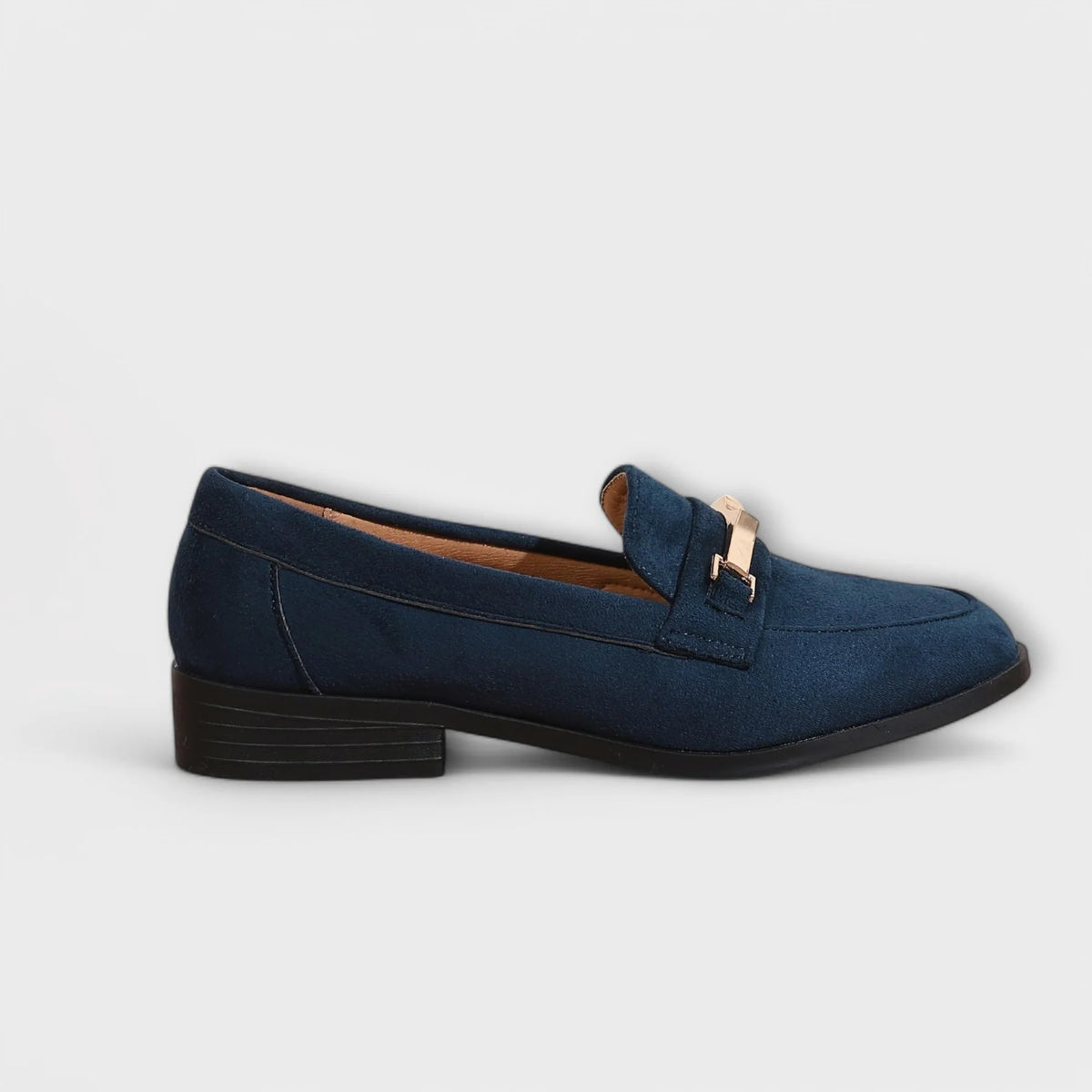 Roserow | Women’s Gold Chain Detail Loafers