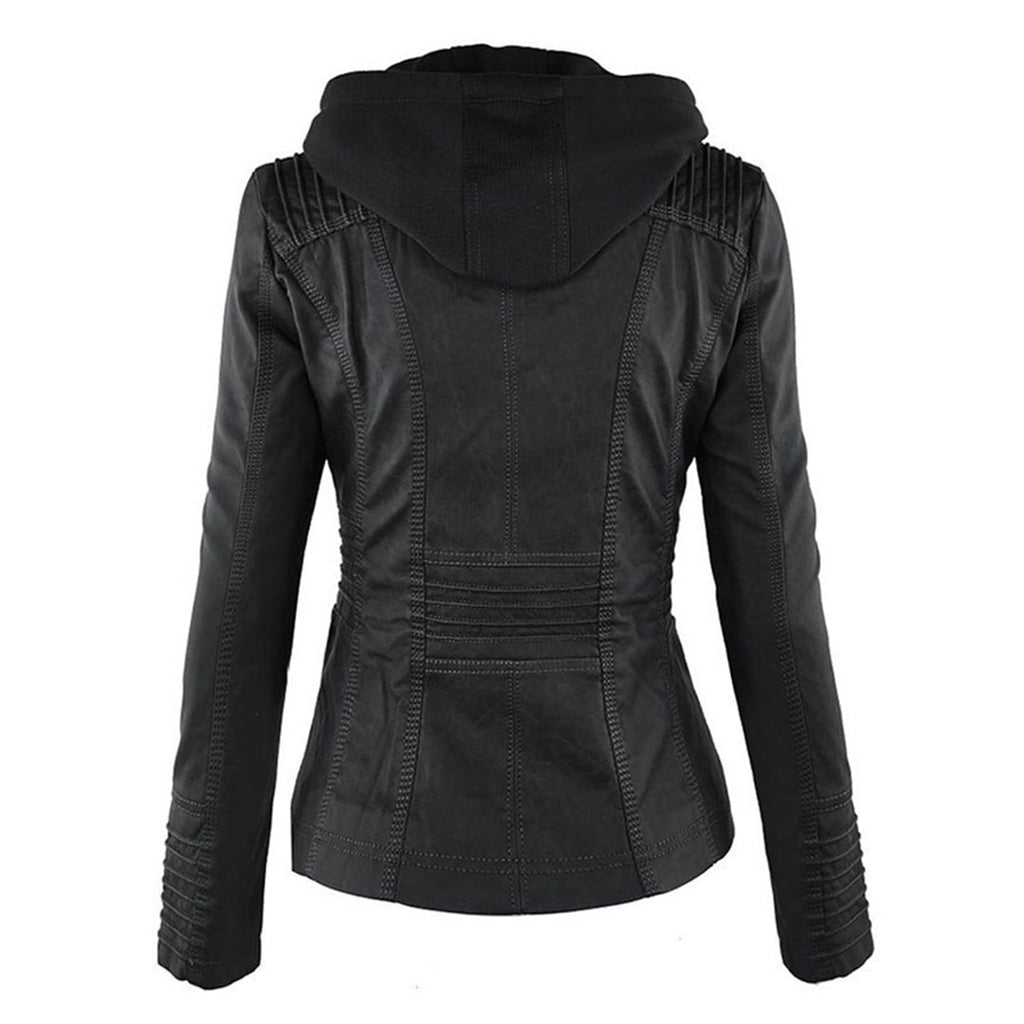 Ashley | Women's Fitted Hooded Zip-Up Jacket