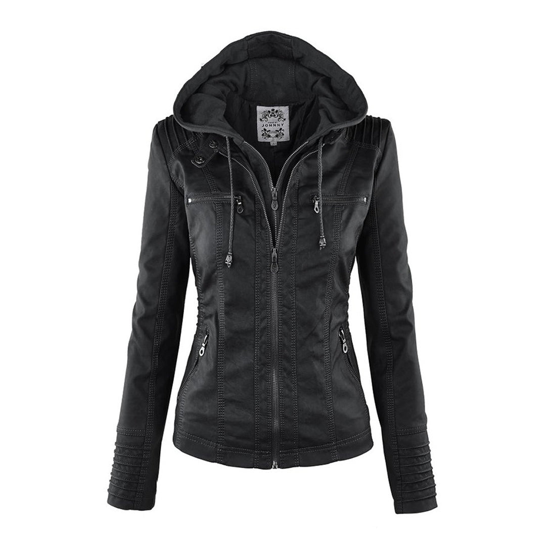 Ashley | Women's Fitted Hooded Zip-Up Jacket