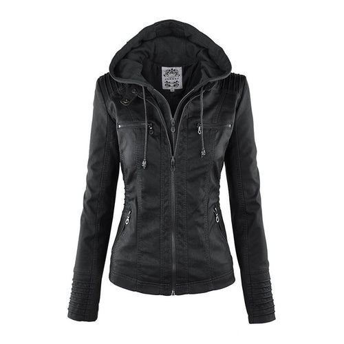 Ashley | Women's Fitted Hooded Zip-Up Jacket