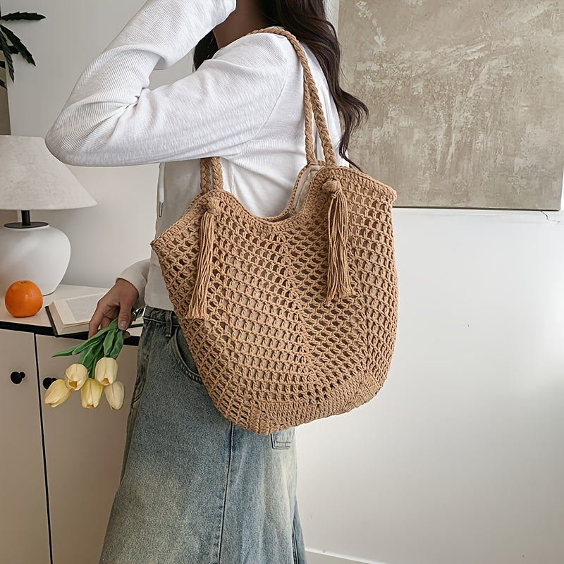 Roserow | Women’s Boho Drawstring Shoulder Bag