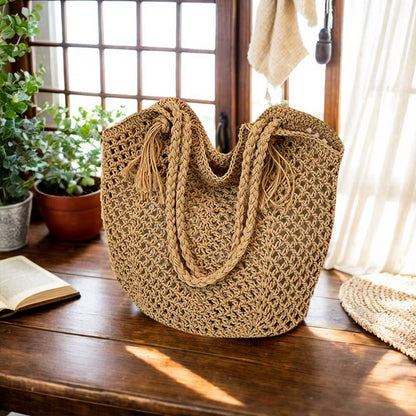 Roserow | Women’s Boho Drawstring Shoulder Bag