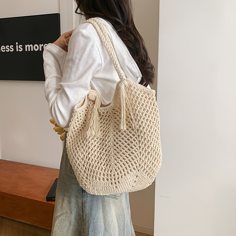 Roserow | Women’s Boho Drawstring Shoulder Bag