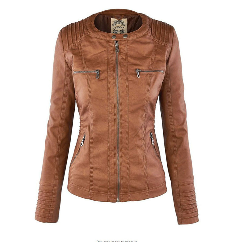 Ashley | Women's Fitted Hooded Zip-Up Jacket