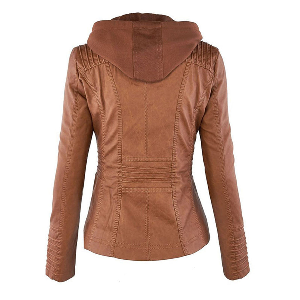 Ashley | Women's Fitted Hooded Zip-Up Jacket