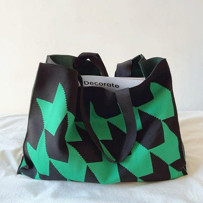 Roserow | Women’s Geometric Print Tote Bag
