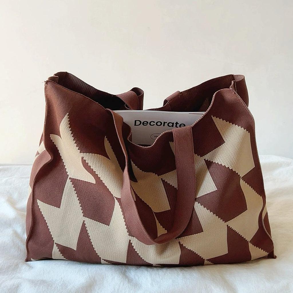 Roserow | Women’s Geometric Print Tote Bag
