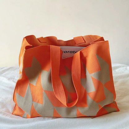Roserow | Women’s Geometric Print Tote Bag