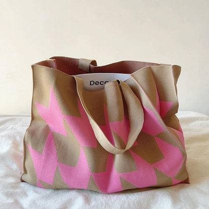 Roserow | Women’s Geometric Print Tote Bag