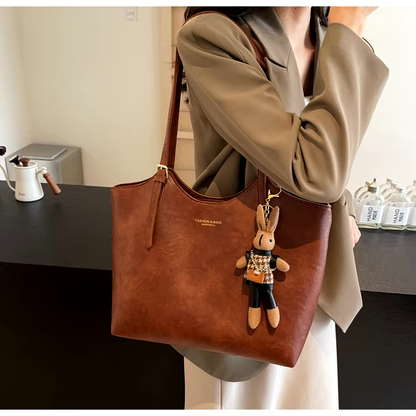 Roserow | Women’s Large Teddy Charm Tote Bag