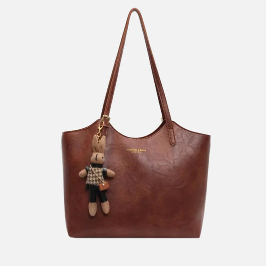 Roserow | Women’s Large Teddy Charm Tote Bag