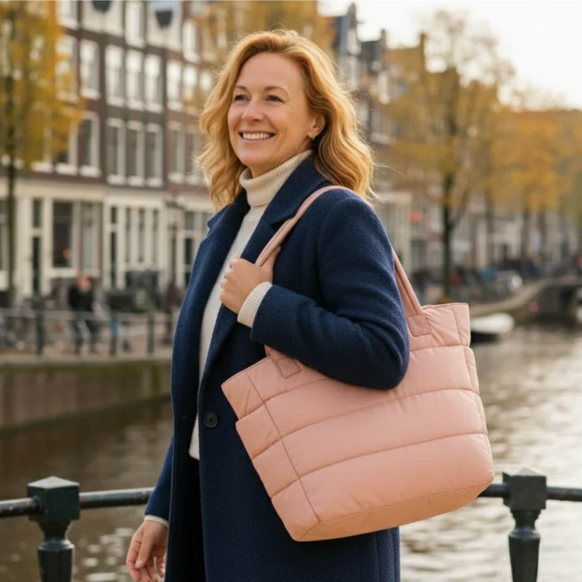 Roserow | Women’s Quilted Puffer Tote Bag