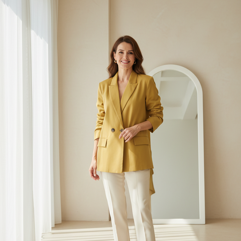 Rachel | Women's Tailored Double-Breasted Blazer