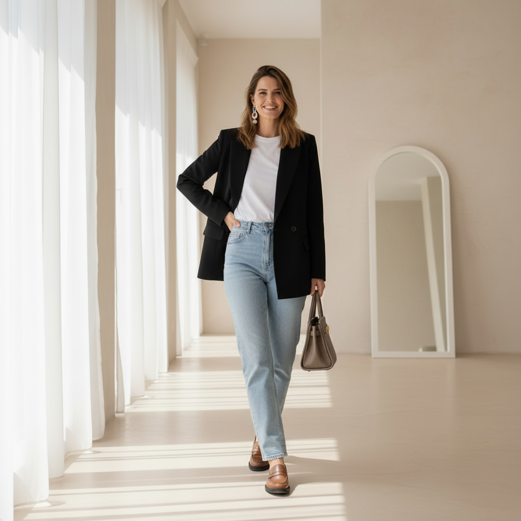 Rachel | Women's Tailored Double-Breasted Blazer