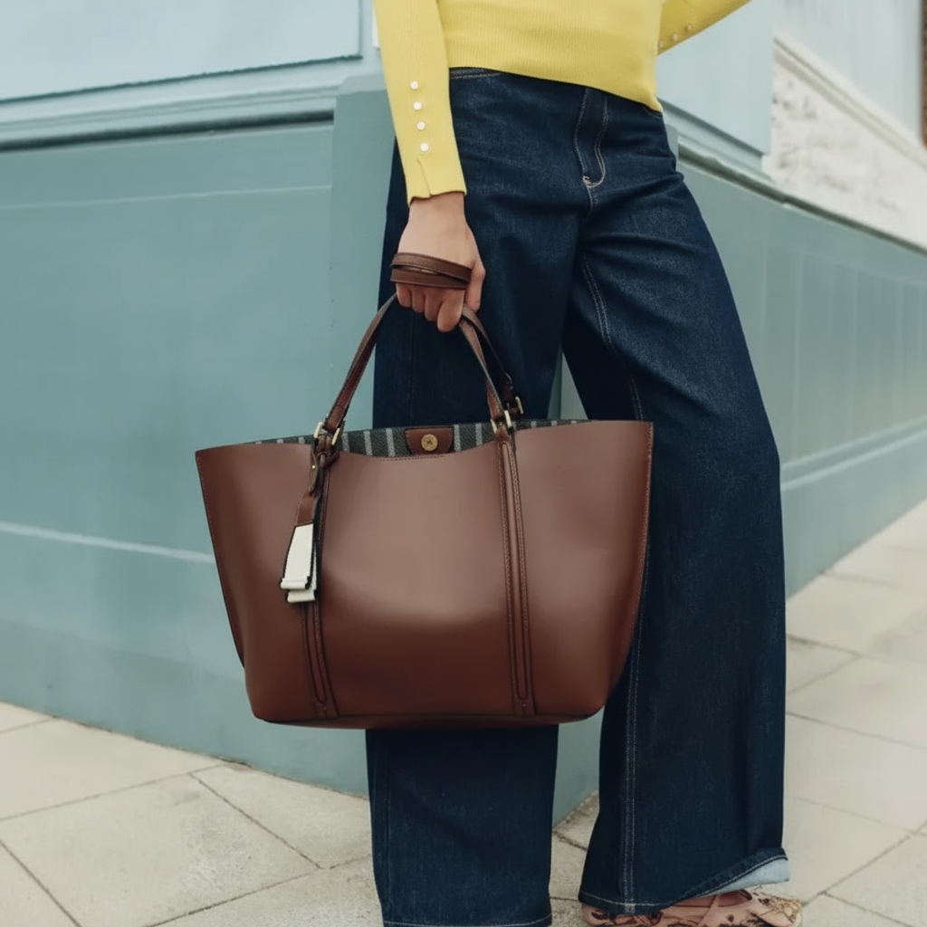 Roserow | Women’s Large Structured Shoulder Tote Bag