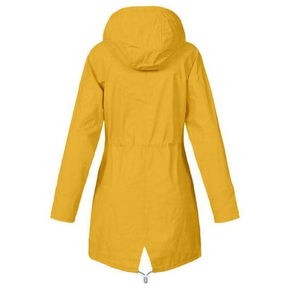 Brooke | Women's Hooded Drawstring Rain Jacket