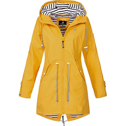 Brooke | Women's Hooded Drawstring Rain Jacket