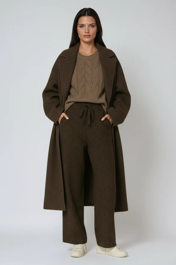 Hannah | Women’s Drawstring Relaxed Fit Knit Trousers