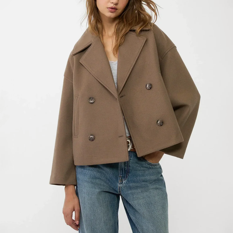 Lauren | Women's Cropped Double-Breasted Jacket