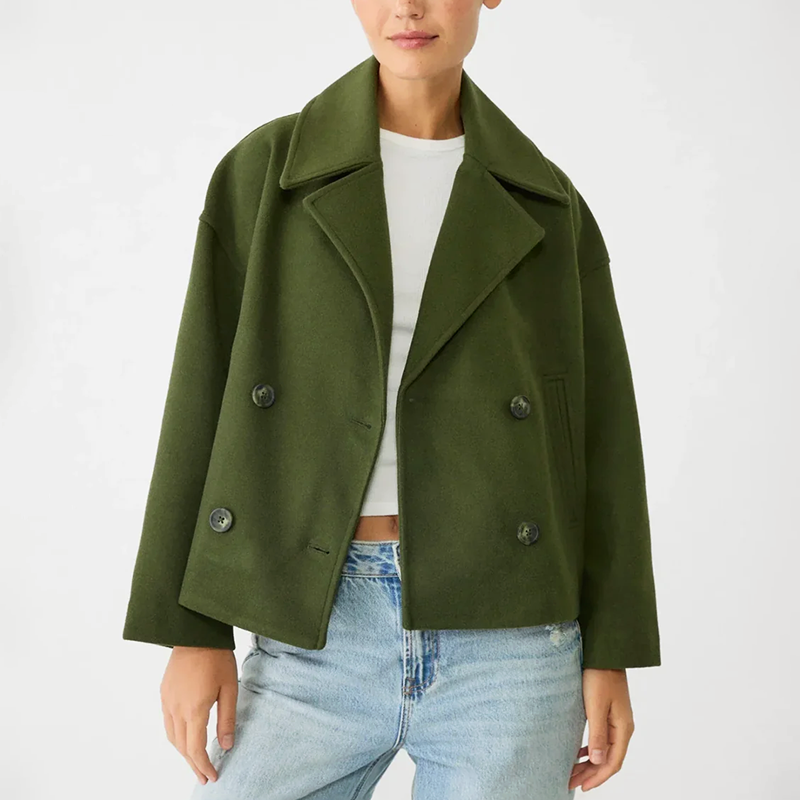 Lauren | Women's Cropped Double-Breasted Jacket