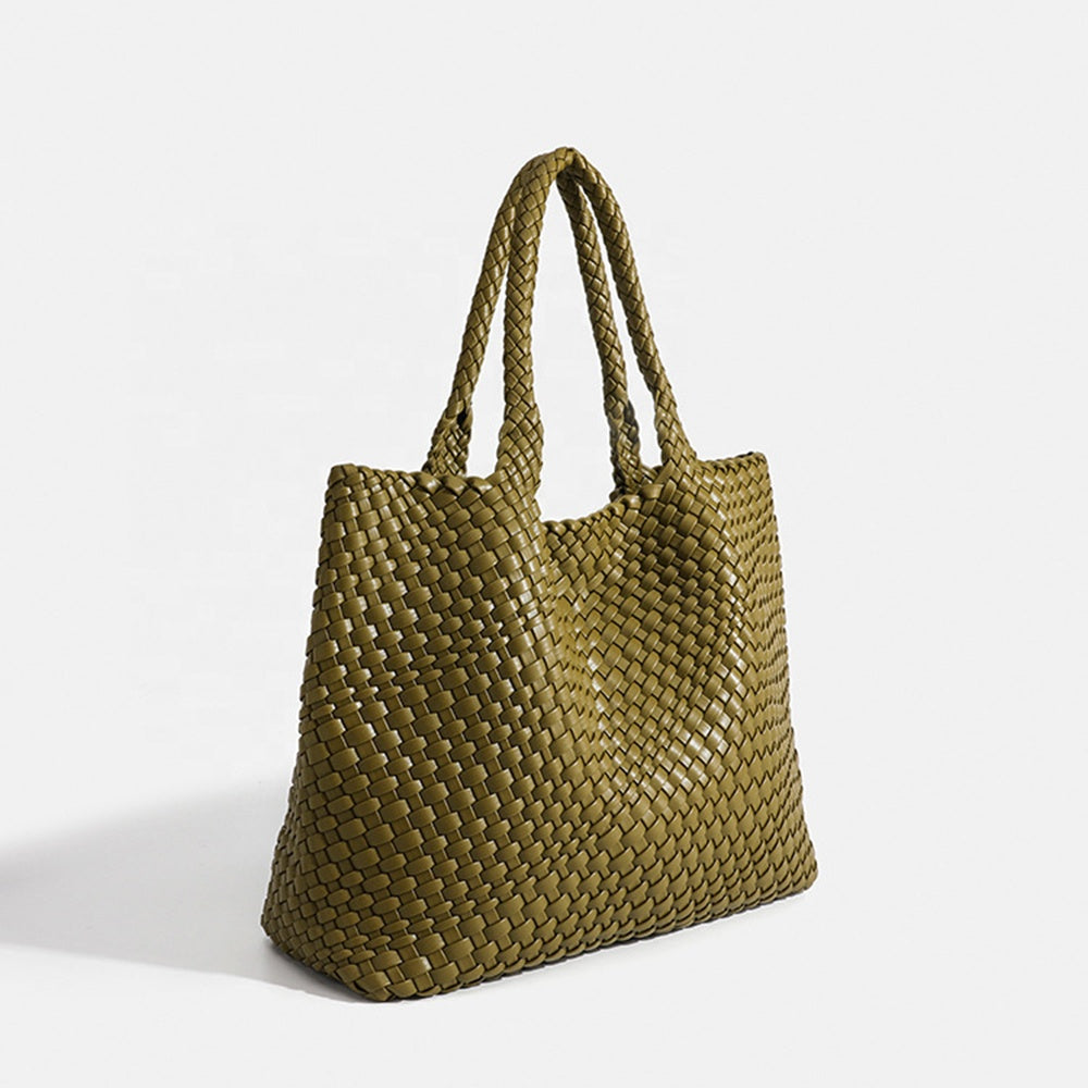 Roserow | Women’s Large Woven Basket Tote Bag