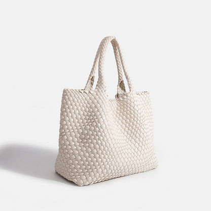 Roserow | Women’s Large Woven Basket Tote Bag