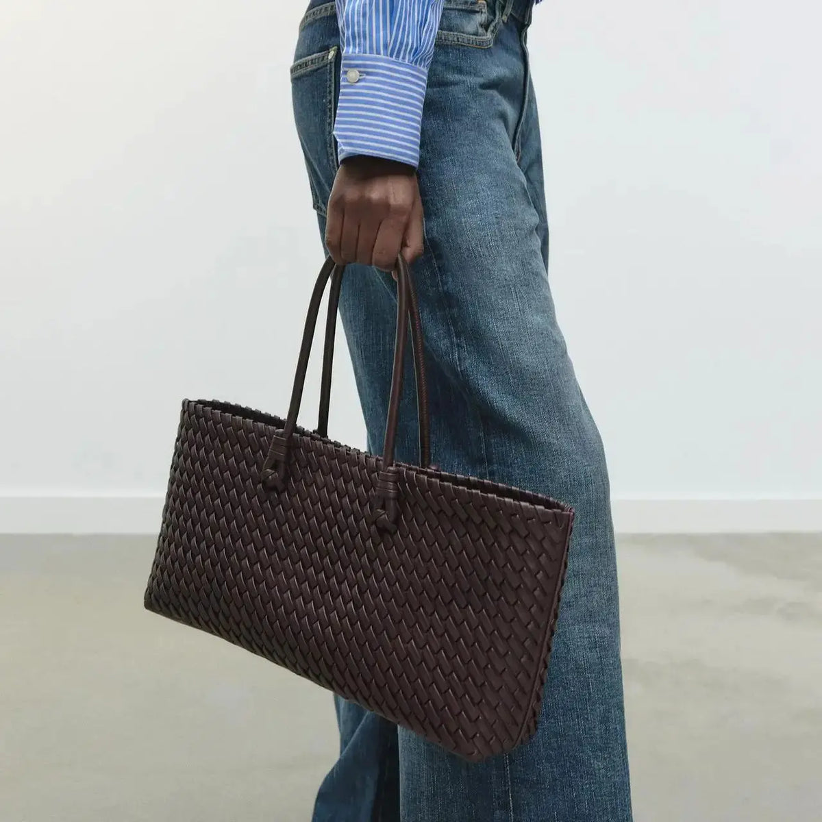 Roserow | Women’s Large Woven Tote Bag