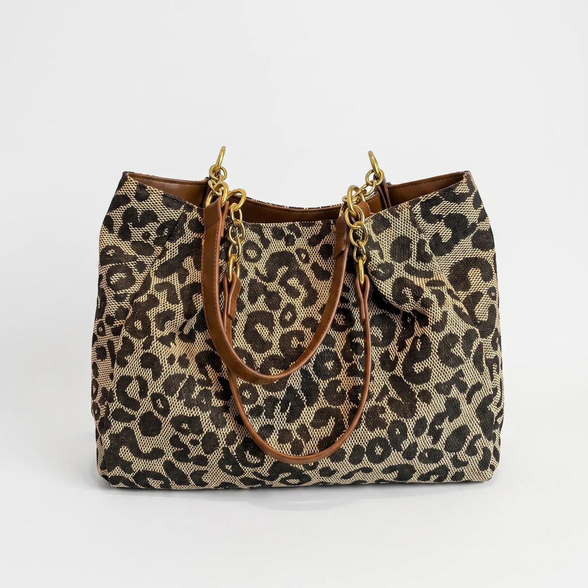Roserow | Women’s Leopard Print Spacious Tote Bag