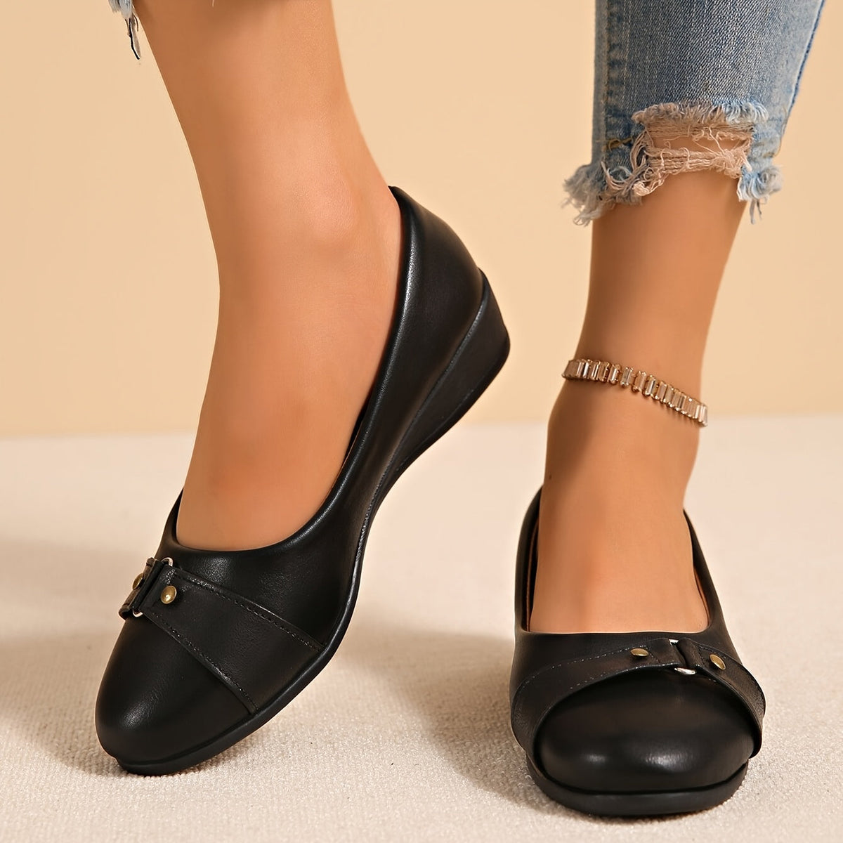 Roserow | Women’s Comfort Wedge Ballet Flats