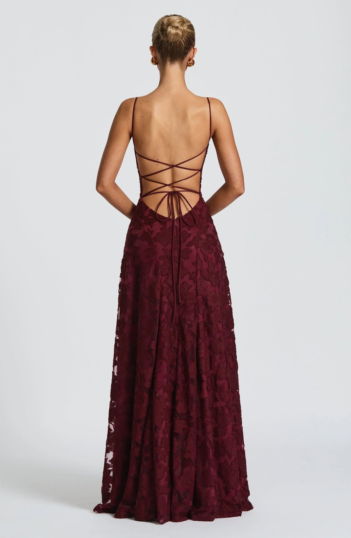 Roserow | Women’s Elegant Draped Maxi Dress