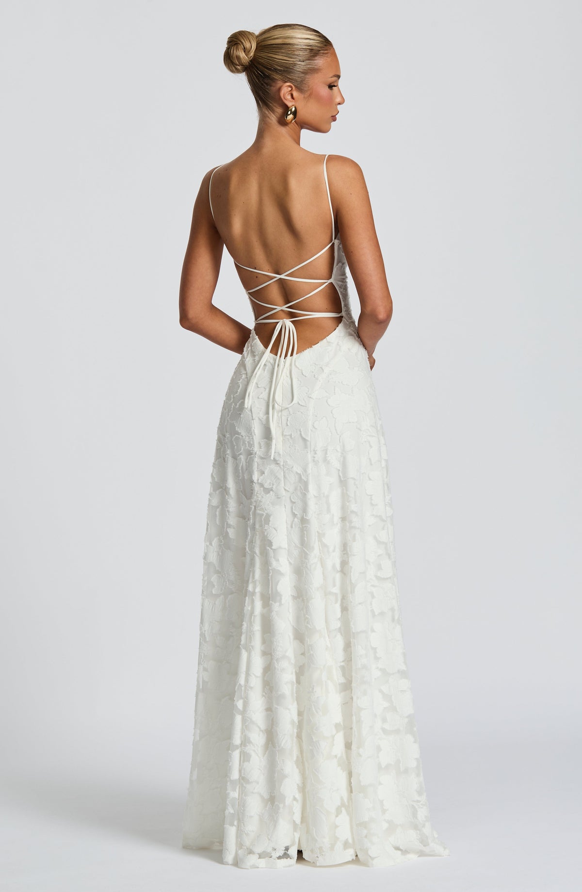 Roserow | Women’s Elegant Draped Maxi Dress