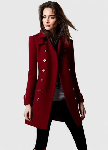 Roserow | Women’s Elegant Double-Breasted Coat