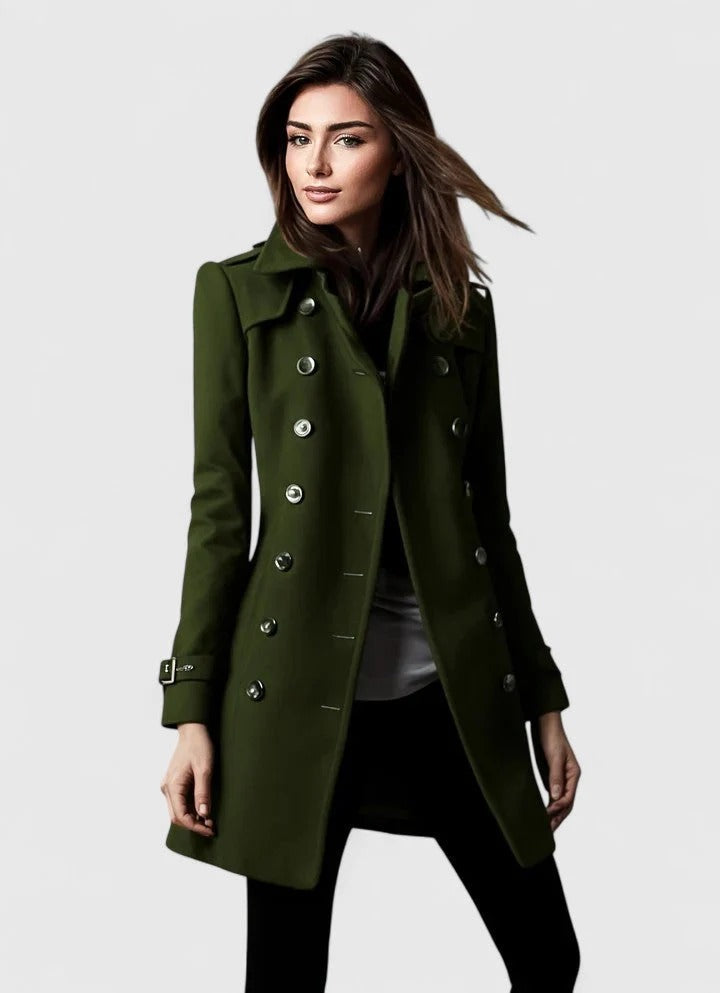 Roserow | Women’s Elegant Double-Breasted Coat
