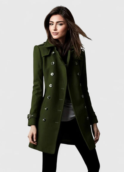 Roserow | Women’s Elegant Double-Breasted Coat