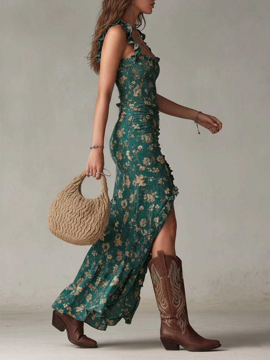 Roserow | Women’s Flowing Boho Maxi Dress