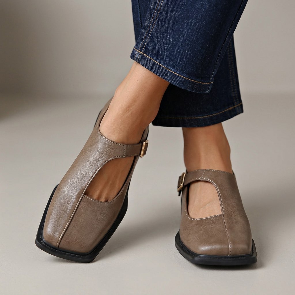Roserow | Women’s Adjustable Strap Mary Jane Shoes