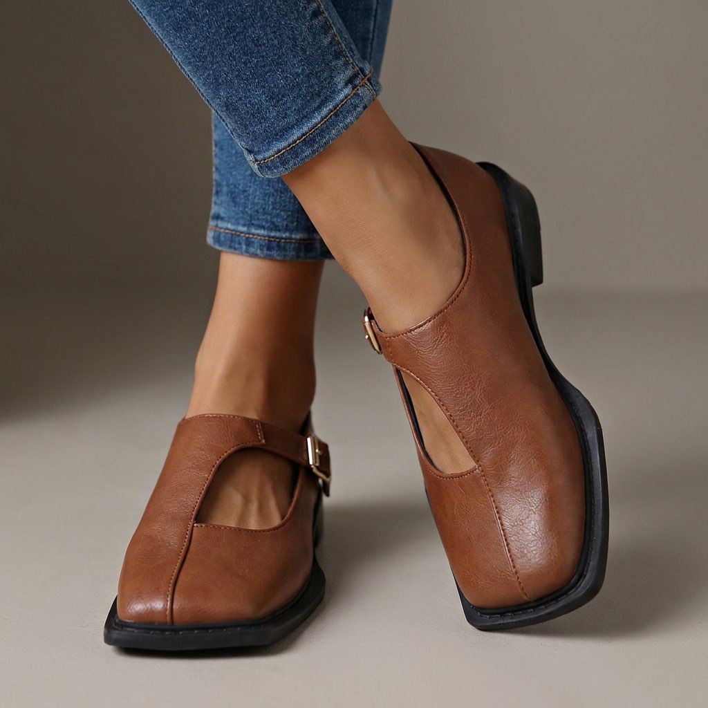 Roserow | Women’s Adjustable Strap Mary Jane Shoes