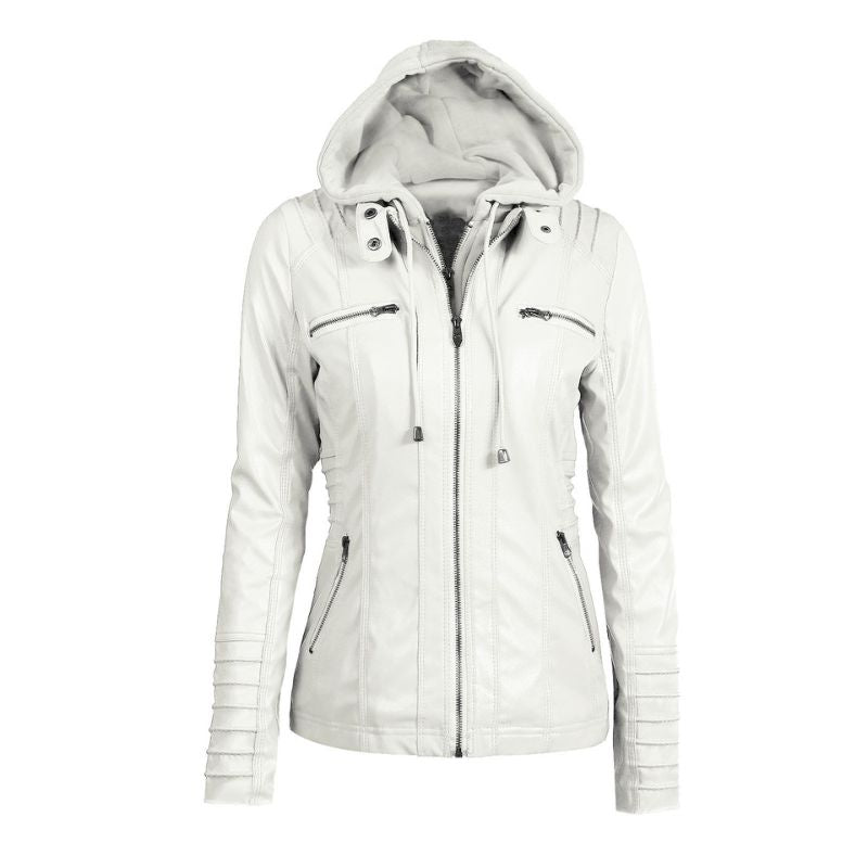 Ashley | Women's Fitted Hooded Zip-Up Jacket