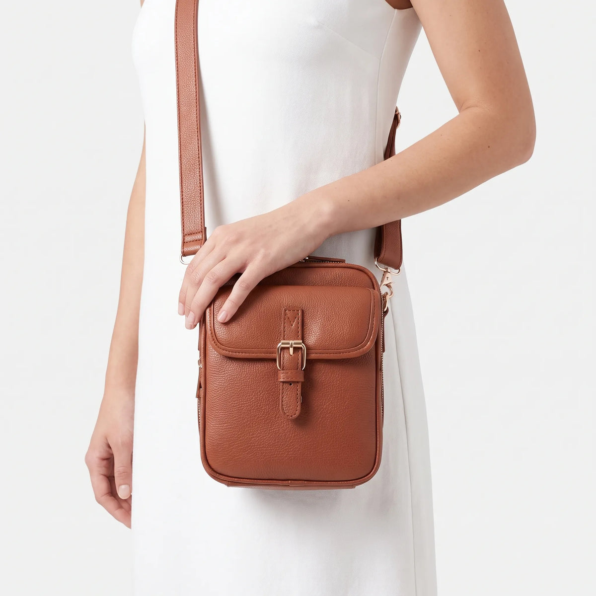 Roserow | Women’s Compact Structured Crossbody Bag