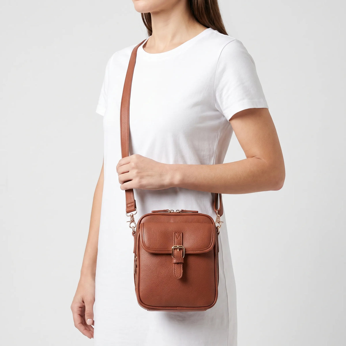 Roserow | Women’s Compact Structured Crossbody Bag