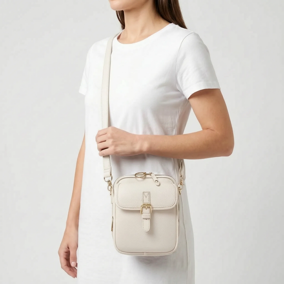 Roserow | Women’s Compact Structured Crossbody Bag